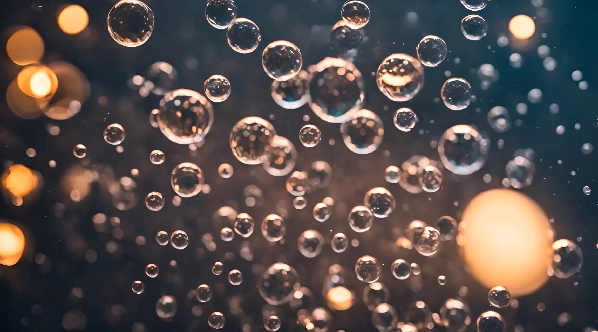 Floating Bubbles Dynamic HD Video